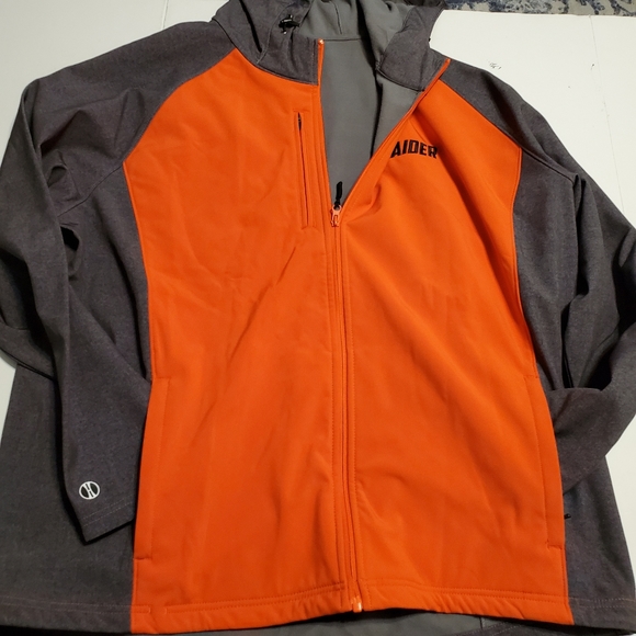 Holloway Raider Men Full Zip Softshell Hooded Sweater Jacket size XL - Picture 2 of 11